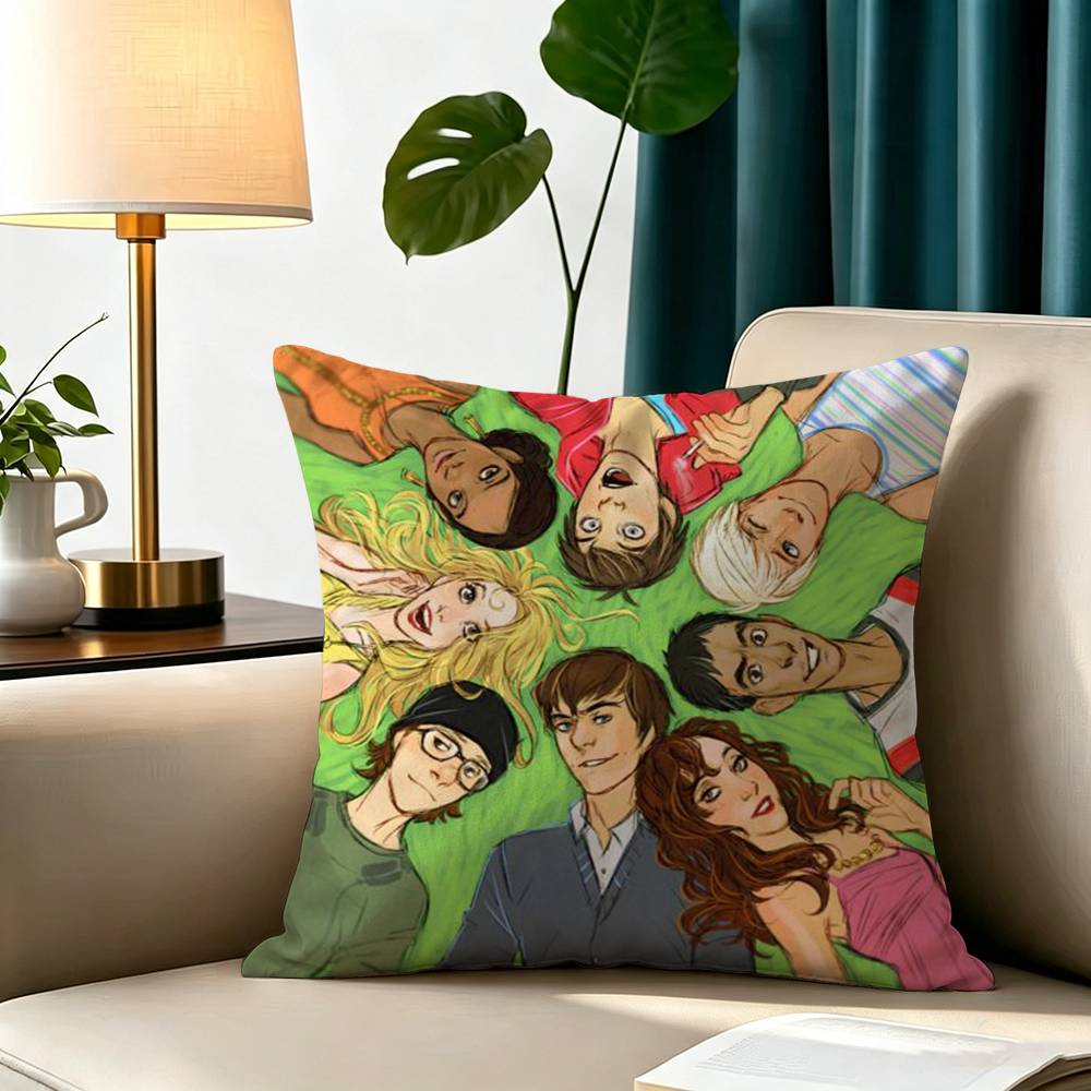 S-SKINS TV Square Double-Sided printed Pillow Case Bedroom Bedside Pillow Sofa Cushion Cover