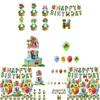 Mario Theme Party Decorations Set Flags, Cake Toppers, Balloons, And Spirals For An Amazing Party Atmosphere!