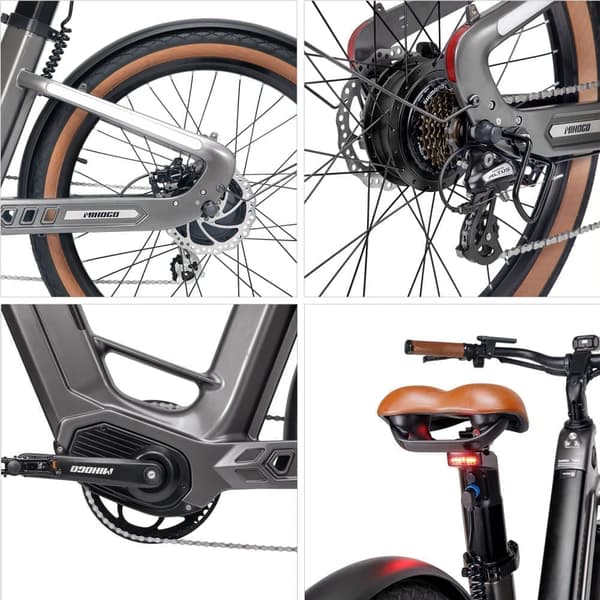 MIHOGO-Air Max 194 Km Long Range, Torque Sensors, Carbon Fiber Frame Only 3.5 Kg, Dual Battery, Smart Display