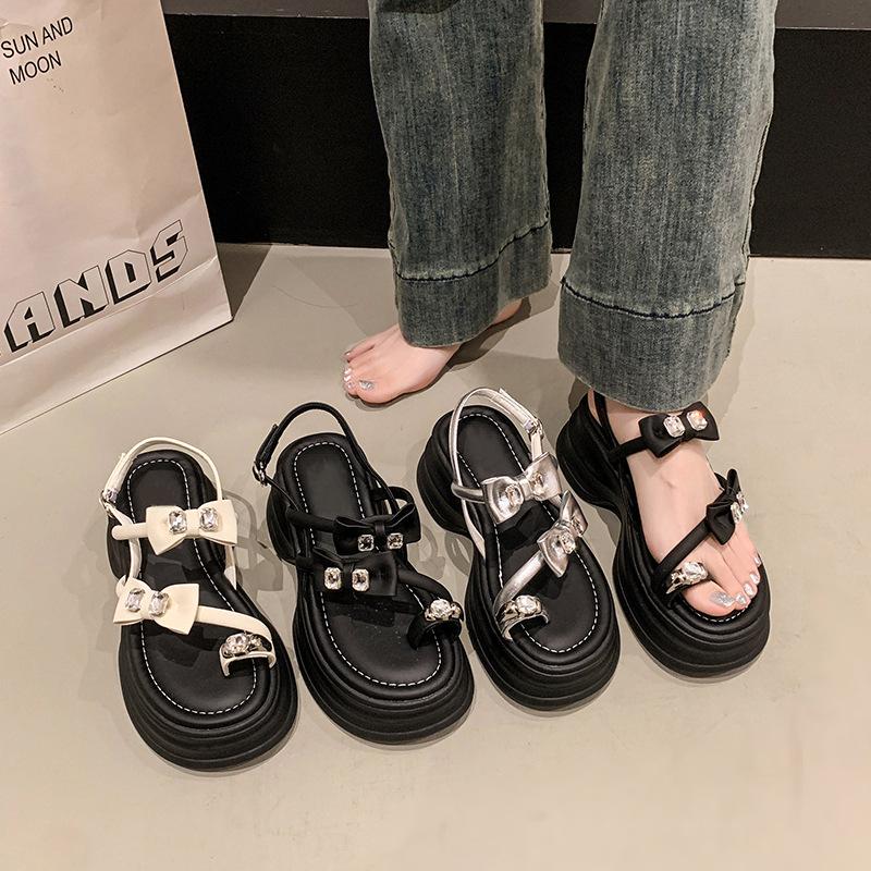 Sandals Women's New Summer Wear In 2025 Casual Fashion Beach Sandals Platform Cool Slippers Fairy Style Sandals
