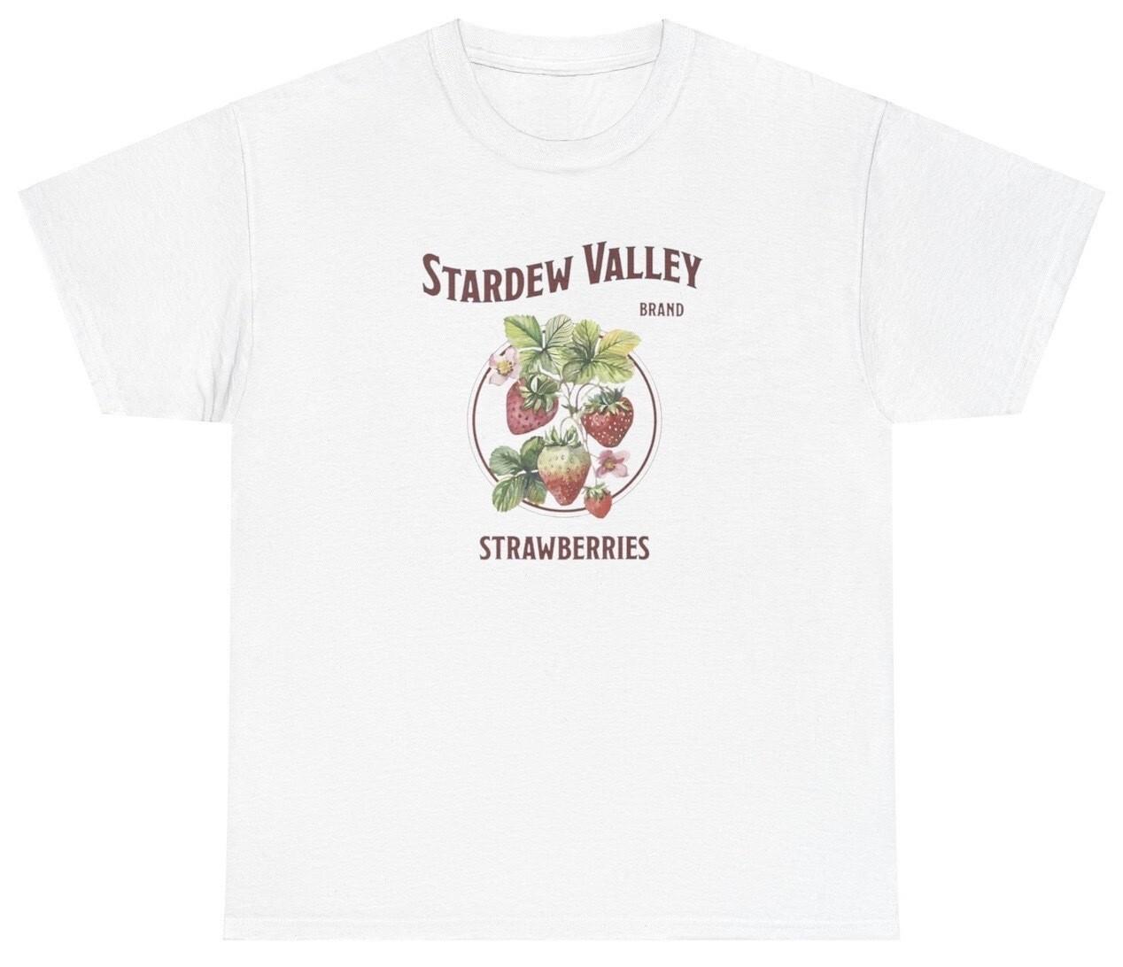 Stardew Valley T Shirt Gamer Gift Lover Fruit Pelican Town Stardrop Saloon Tee S