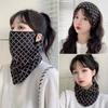 Versatile Winter Hanging Ear Mask Scarf Warm Windproof Face Mask Neck Protection For Women Outdoor Sports Headscarf