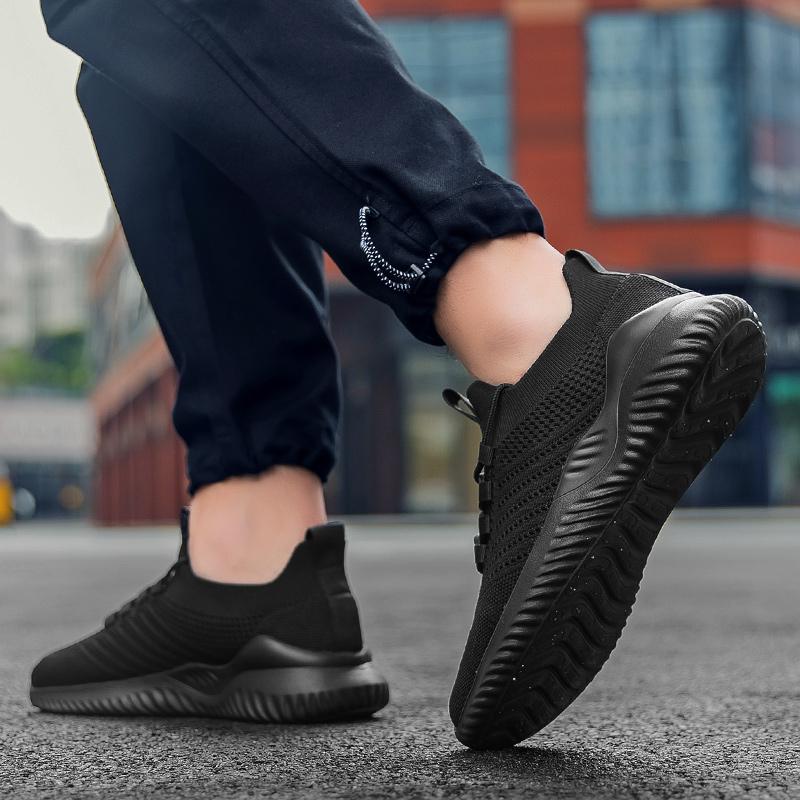 Whtie Men's Shoes 2025 Mesh Breathable Comfortable Sports Shoes Soft Sole Lightweight and Fashionable Casual Shoes Couple Shoes