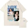 Y2k Fashion Tops 202526 Zahide Merch Printed CottonTshirt  Hiphop Streetwear Oversized Tops Breathable Casual Loose T Shirts