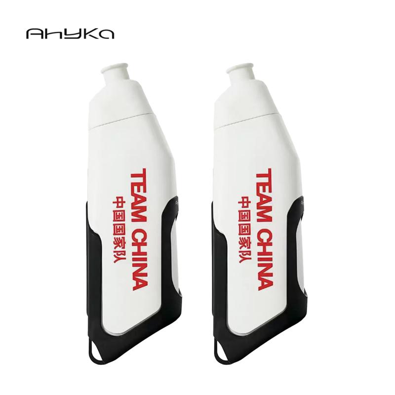 AhyKa Bicycle 600ml Aerodynamic Water Bottle Bracket Set Or Single Water Bottle MTB Road Bike Frame Down Tube Water Kettles 6
