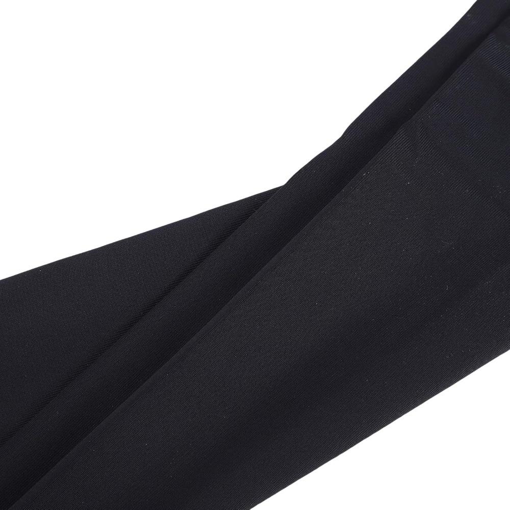 Breathable Black Sleep Cap Polyester&Elastane Soft Night Cap Breathable Bonnet Braids Hair Care