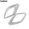For Mazda CX-5 CX 5 2012 2013 2014 2015 Chrome Car Rear Bumper Fog Light Lamp Cover Trim Tail Foglight Bezel Trims Accessories