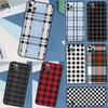 Plaid Pattern Stripes Case For Xiaomi 15 Ultra 13T 14T 15T 13 14 Pro 17 Pro Max POCO X7 Pro X5 X6 F5 F6 F7 Cover
