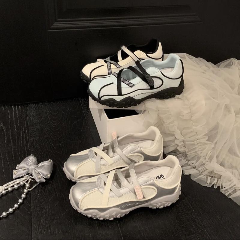 Women's White Shoes Spring Autumn Fashion Luxury Non Slip Casual Shoes Breathable Lightweight Comfortable Height Increase Flats