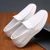Pantofi casual pentru bărbați, de vară, de marcă de lux, pantofi pentru bărbați din piele naturală moale, mocasini, pantofi de barcă, de designer italian, respirabili
