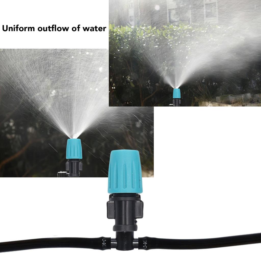 10m Greenhouse Micro Drip Irrigation Kit with Tubing Hose Adjustable Nozzle Garden Watering System for Garden Bed Yard Lawn