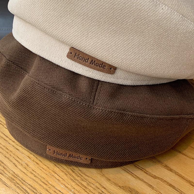 Autumn and Winter New Woolen Beret Fashionable British Style Painter's Hat Retro Versatile Face-showing Little Beret Hat for Men and Women