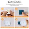 6PCS LED Smart Human Body Sensor Night Lamp Emergency Automatic Lighting USB Charging Wireless Magentic Suction Use Night Light