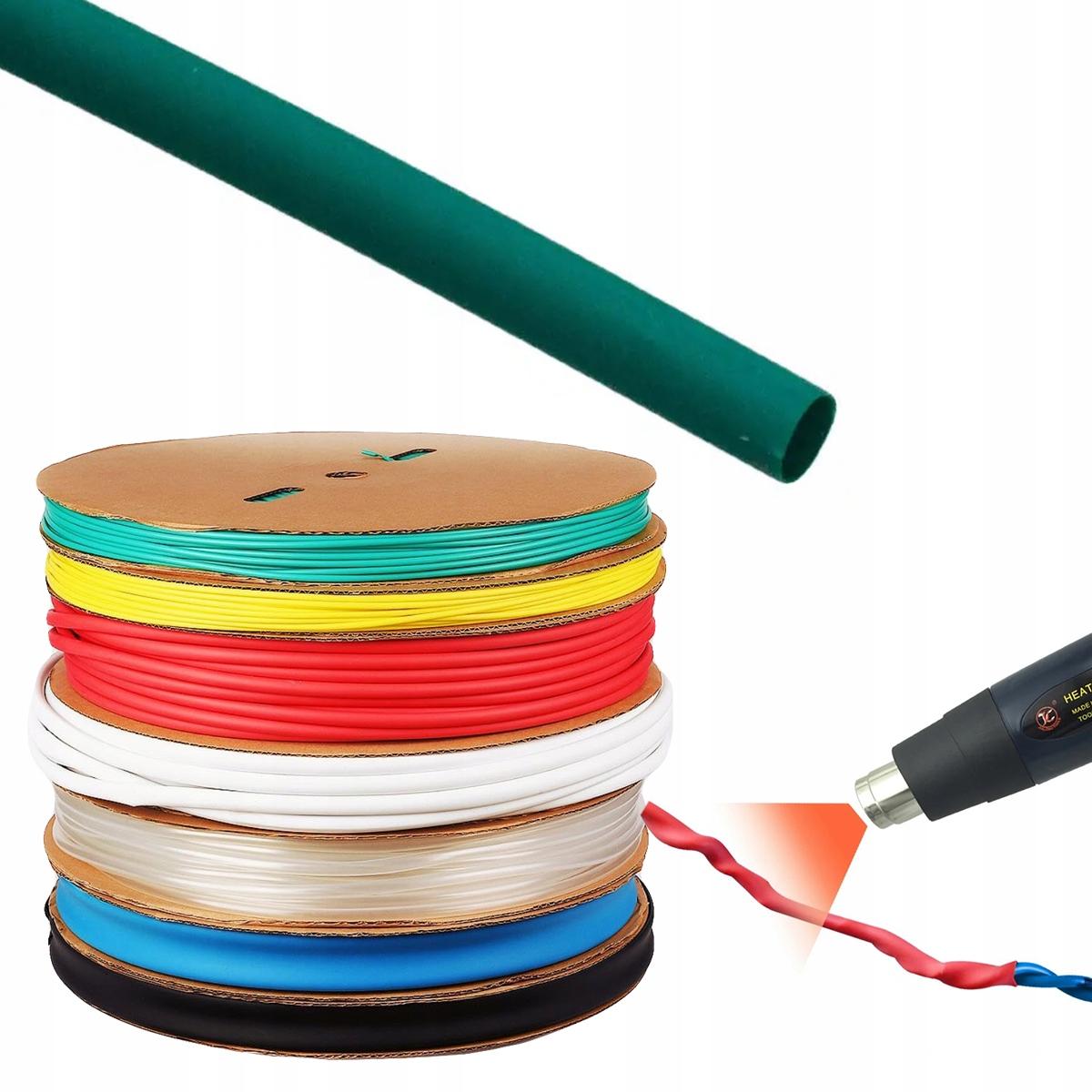 

Rosfix Rurka Termokurczliwa Zielona 2,5mm 1m – Wysoka Elastyczność | Ochrona Przewodów | Współczynnik Kurczliwości 2:1