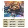 F-Final Fantasys  Warm Soft Blanket  Children Plush Throw Blanket Street Trend Couch Chair Flannel Bedspread Sofa Bed Cover