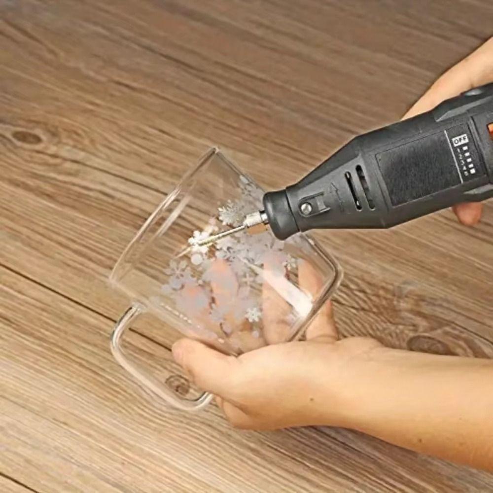 30Pcs Durable Diamond Nail Drill Bits Cuticle Removal Callus Removal Nail Buffing Head Cone Shape Electric Nail Drill Set