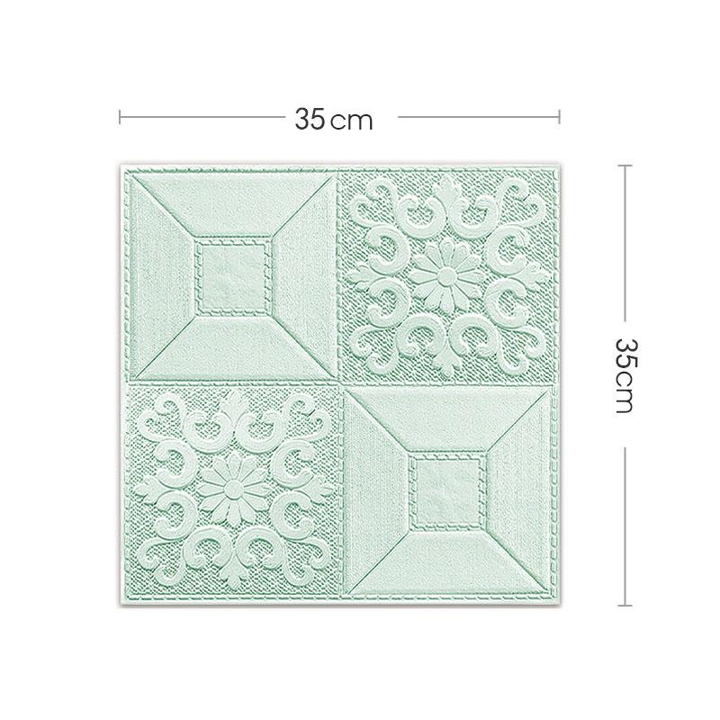 35*35cm 3D Stereo Wall Stickers Self-adhesive Ceiling Decorative Stickers Living Room Bedroom TV Background Waterproof Wallpaper