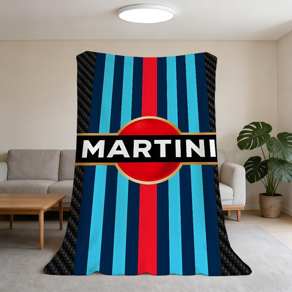 Decke Super Logo R-Racing-ES M-Martini Warm Bequem Plüsch Überwurf Coole Decke Kind Zuhause Sofa Schlafzimmer Geschenk