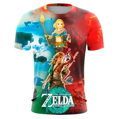Kinder T-Shirts Neue Animation 3D Digitaldruck Lässiges und bequemes Kinder-T-Shirt Sommer Mode Jungen T-Shirt