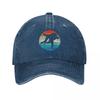 BJJ Brazilian JiuJitsu Retro Vintage Sunset Baseball Cap Birthday Golf Cap Tea Hat Fishing Caps Unisex Elegant Womens Hats Unisexs