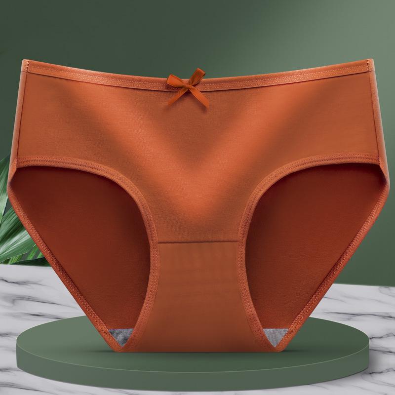 

Женские дышащие трусики-треугольники со средней посадкой в японском и корейском стиле XL [125-155 lbs]