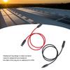 2Pcs Solar Panel Extension Cable 10AWG 6mm² Solar Extension Cable Rated Voltage 1000V   Red Black