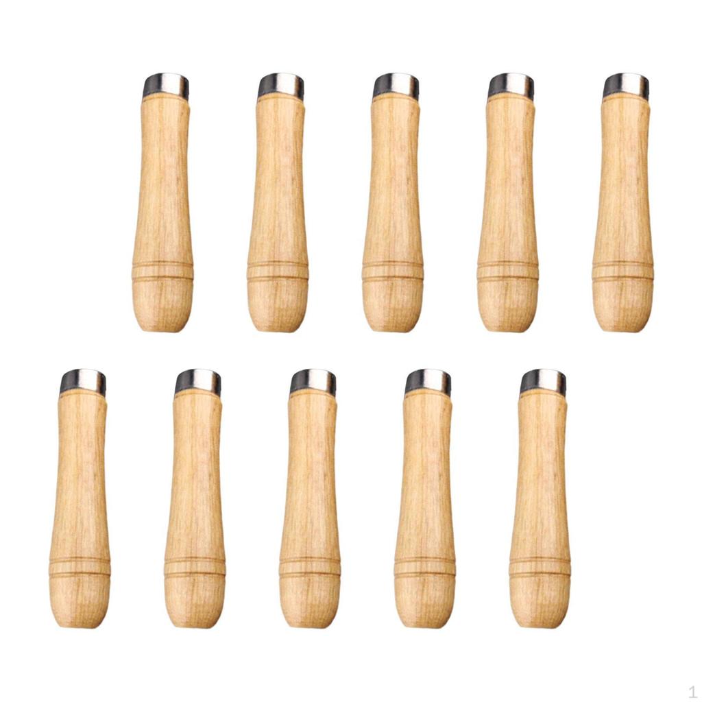 Wooden File Handle Set for DIY Projects and Maintenance