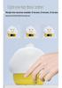 Duck Silicone Alarm Clock with Night Light and Cartoon Tap Feature