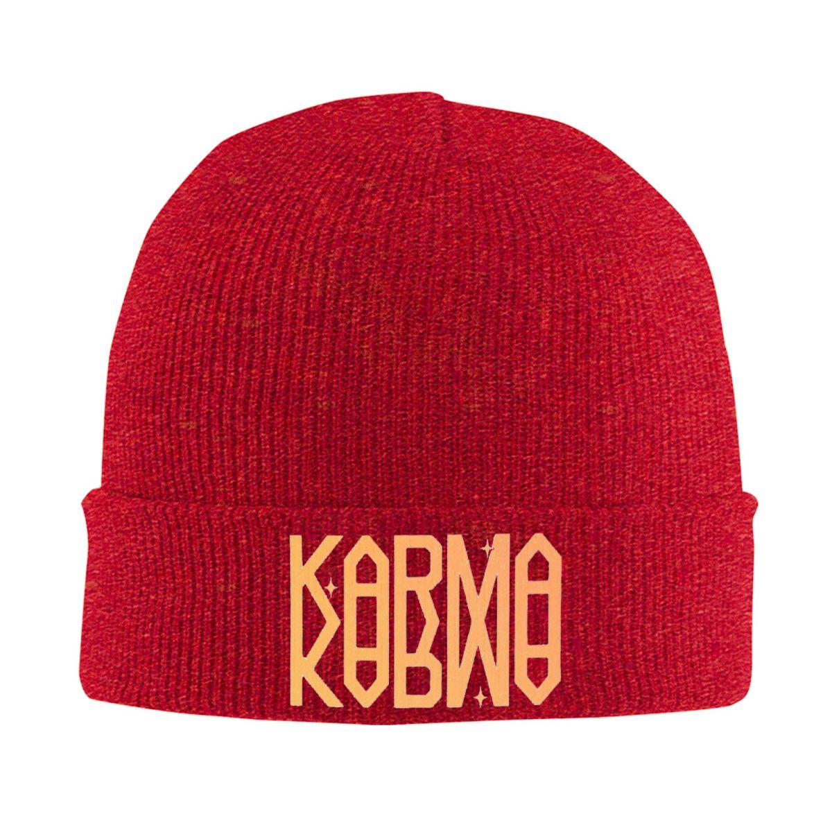 

Kpop Альбом 2025 KARMA Теплая Вязаная Шапка Зимняя Вязаная Шапка-Бини Шапки-Бини Хип-Хоп Шапки для Унисекс One Size