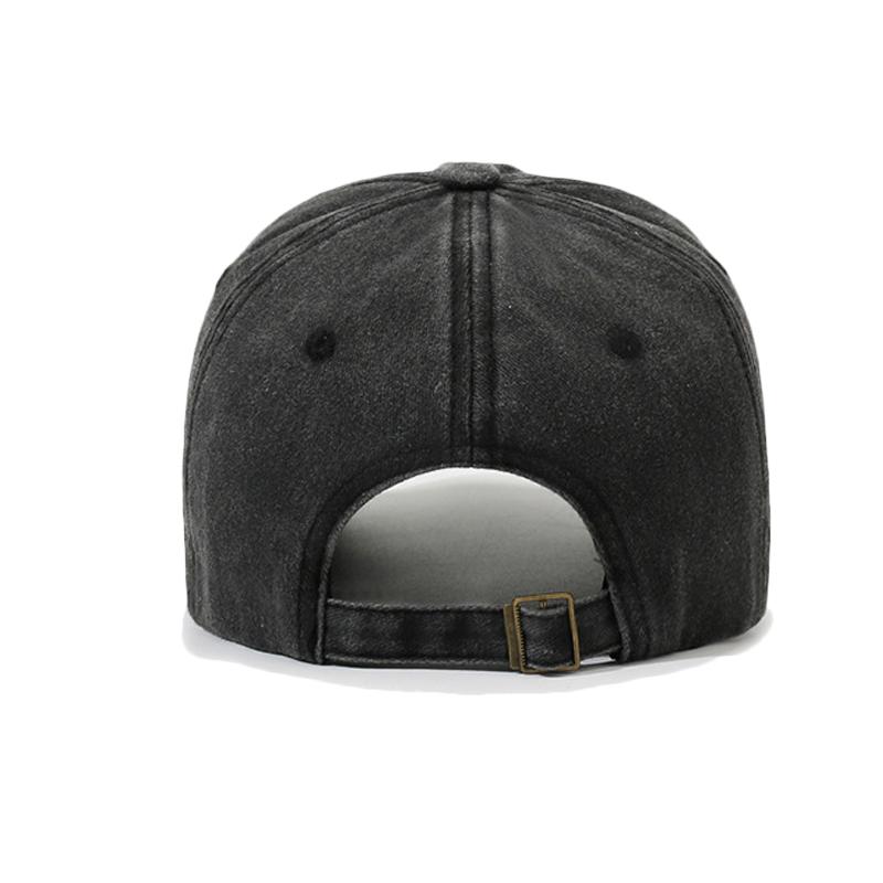 Vintage Cotton Embroidery Baseball Cap Unisex Letters Cap Outdoor Sun Hat