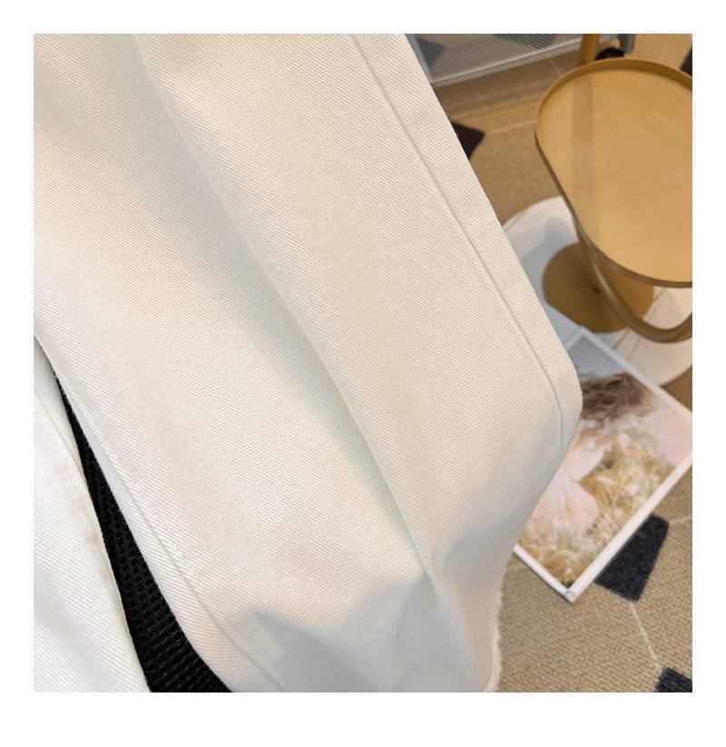 2025 Women's High Waist Retro Wide Leg Jeans - White