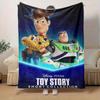 1pc, Toy Story Short Collection Disney Pixar Home Decor, Throw Blanket for Couch, Bed, Travel, Camping