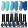 6-Color Nail Polish Glue Set, Popular Color Nail Glue, Phototherapy Nail Polish Glue Can Be Matched Arbitrarily.