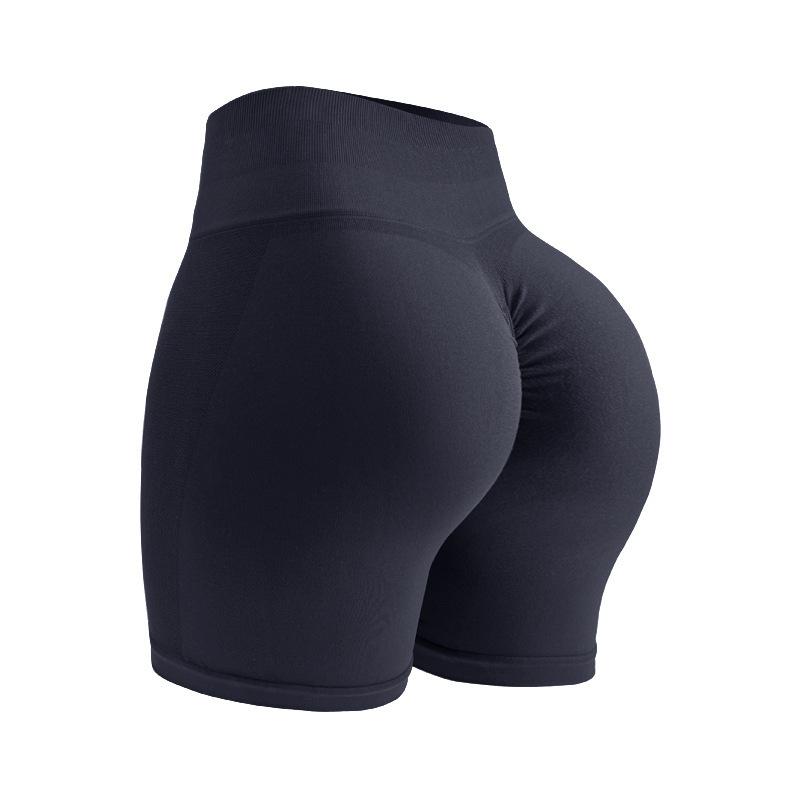 Yoga Shorts Nude Peach Buttocks Tight Fit High Waist Seamless Fitness Exercise Yoga Shorts For Women