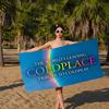 Klassische Pop-Rock-Band C-Coldplay Mikrofaser Bedrucktes Strandtuch Bergsteigen Yoga Strand Schwimmen Laufen Saugfähiges Handtuch