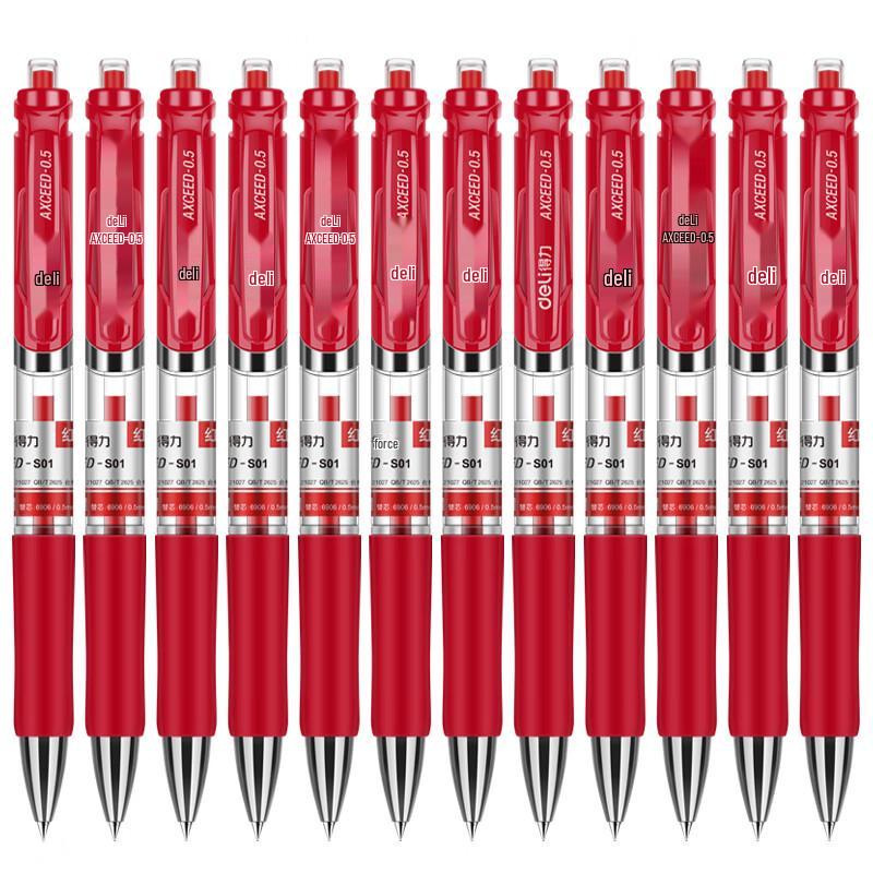 Deli S01 Retractable Gel Pen