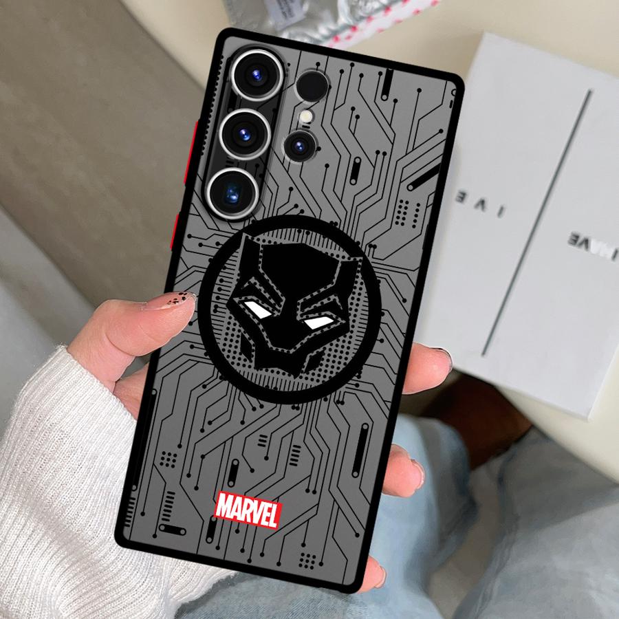 Marvel Hero Logo Case for Samsung Galaxy S26 S22 Note 20 10+ S21 S20 S23 FE S25 Ultra S24 Plus Funda Phone Cover