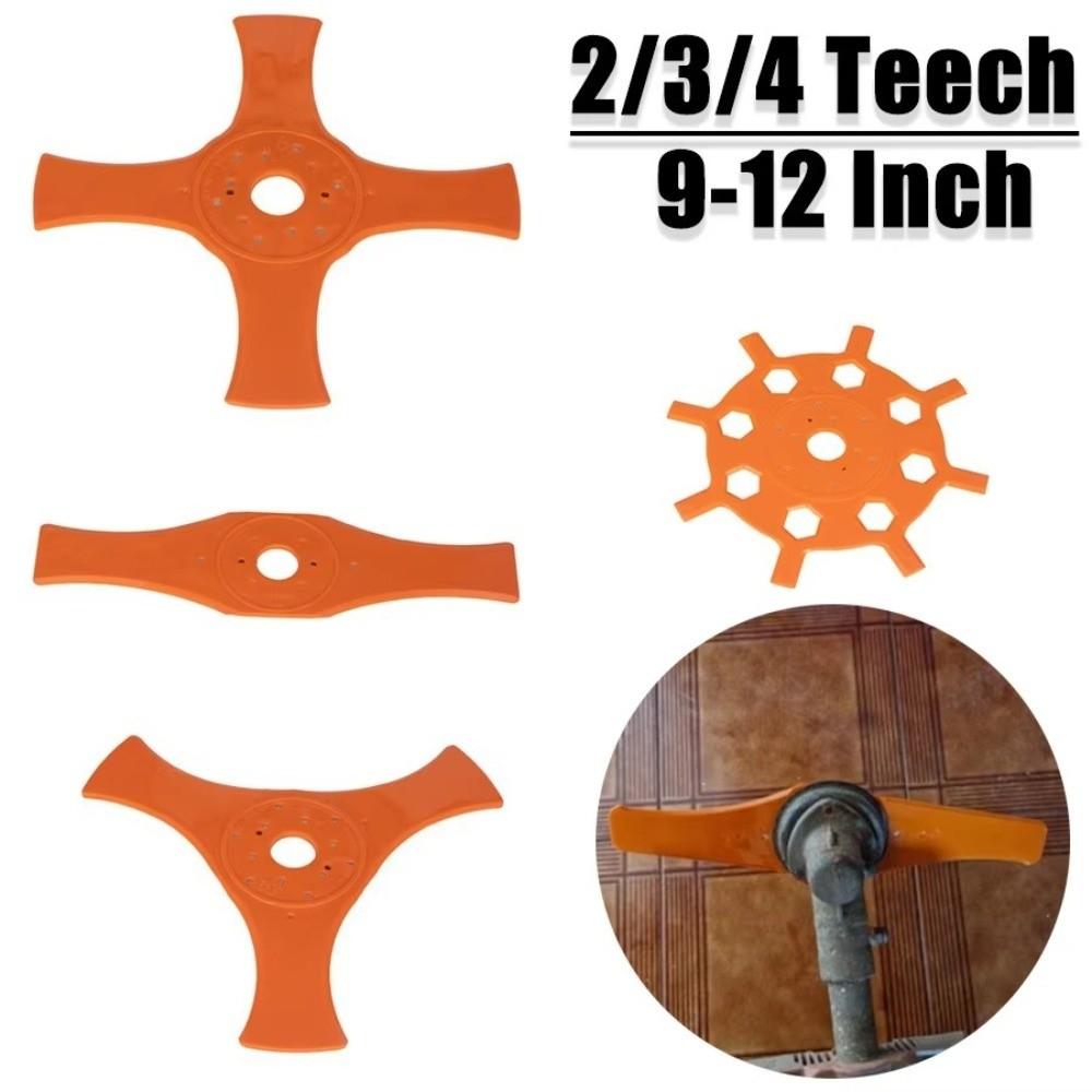 3 Teeth Design Nylon Trimmer Blade 4 Teeth Design Grass Trimmer Blade Lawn Maintenance