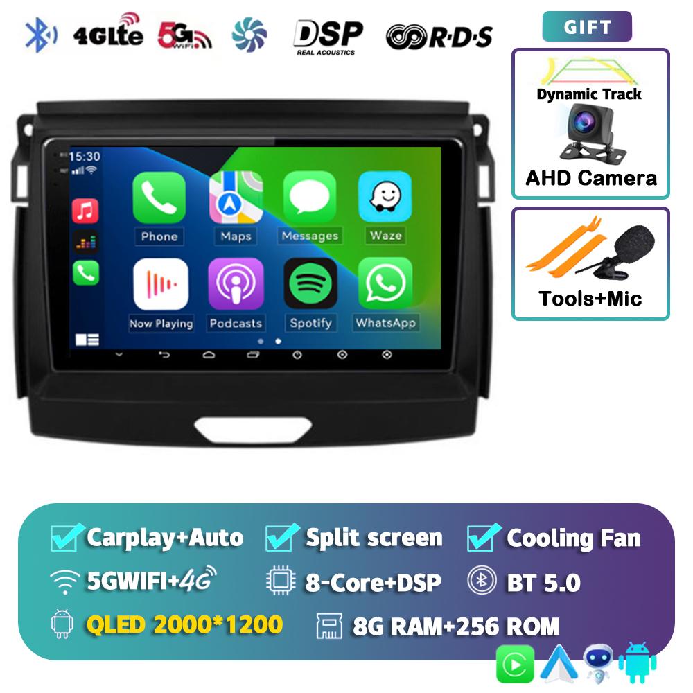 Android 14 Carplay 2 Din Car Radio For Ford Ranger 2015 2016 2017 2018 2019 2020 Autoradio GPS Multimedia 2din Head Unit Stereo