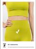 Women's Yoga Set: Spaghetti Strap Sports Bra with Fixed Pads & High Waist Fitness Pants