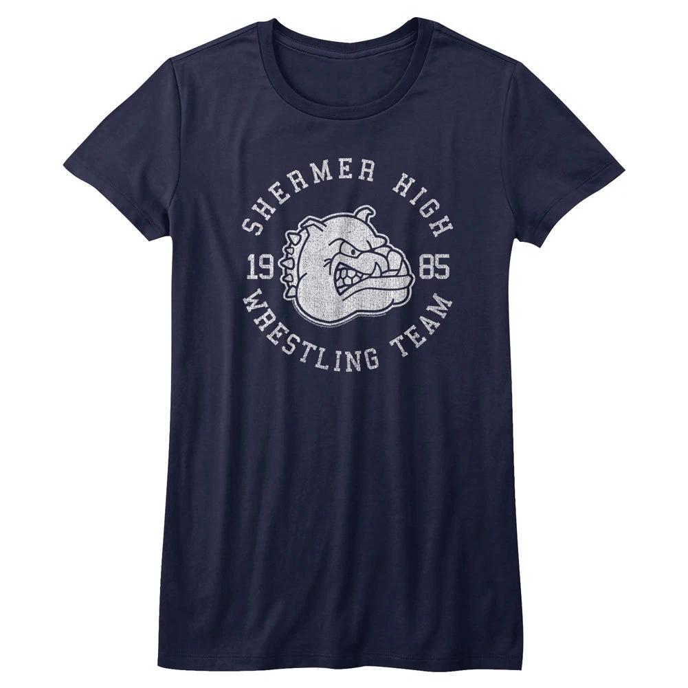 The Breakfast Club Shermer High Wrestling Team 1985 Women s Fitted T Shirt 2XL