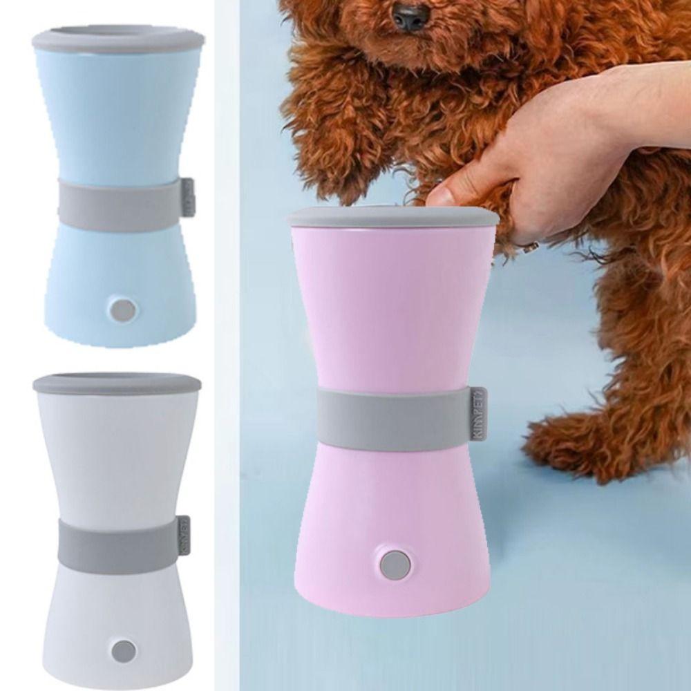 2 Modes Electrical Paw Cleaner Low Noise Dog Paw Automatic Cleaning Machine  Outdoor