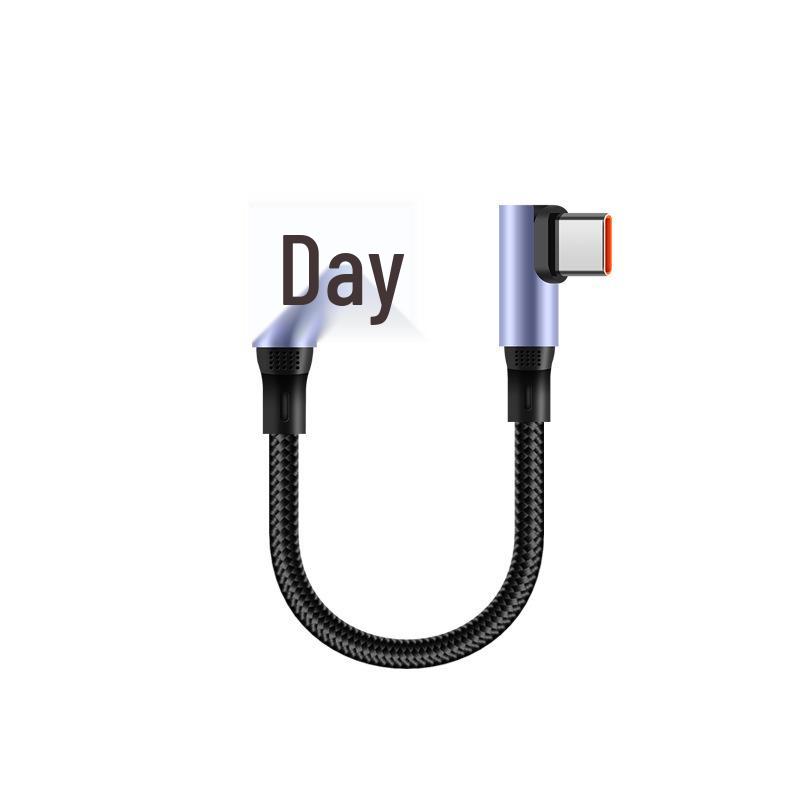 15cm Dual Type-C Power Bank Data Cable - Ultra-Short 0.3m PD Super Fast Charging Cable