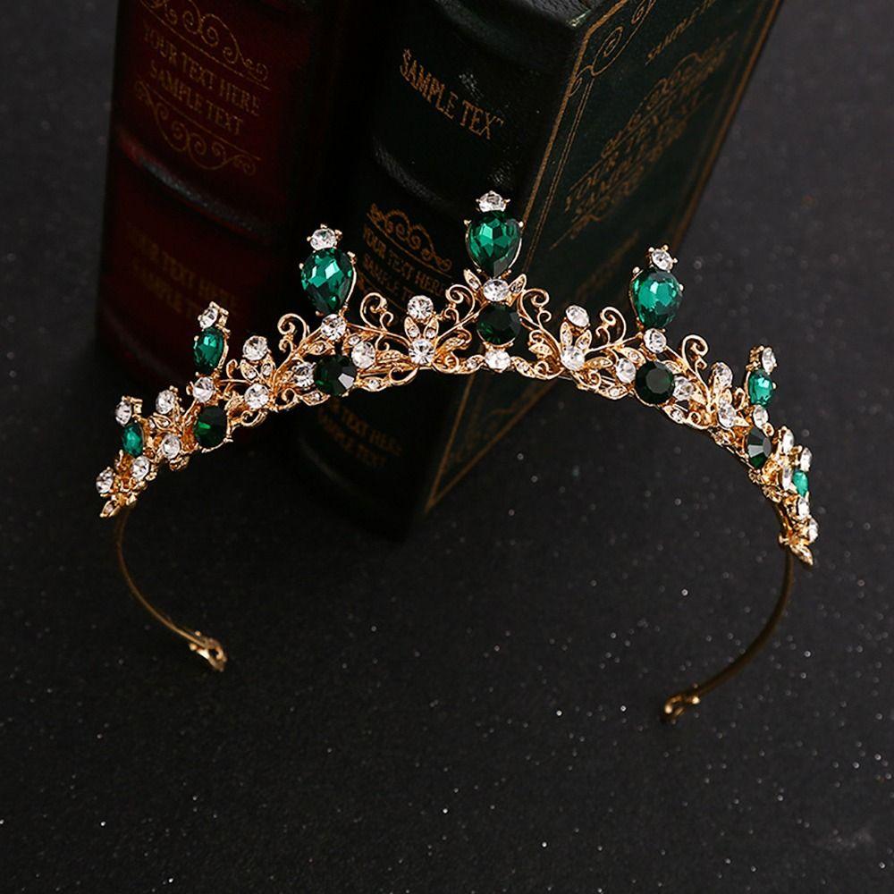 Jewelry Pearl Tiara Hair Comb Bridal Hair Accessories Princess Crystal Tiaras Rhinestone Hair Hoop