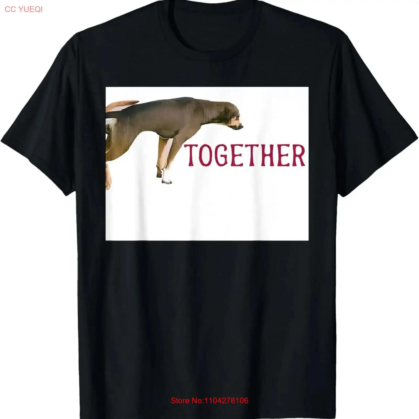 Stuck Together Dogs Funny Couple Saying Quote Dog Adult Joke T Shirt vintage Washed streetwear Unisex Slightly Stylish Casual S разноцветный