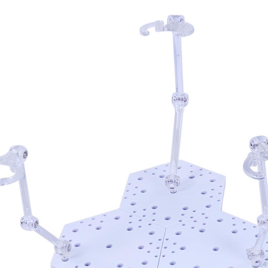 Display Stand Rack, Doll Model Bracket for 1/144 Figures Toys DIY Accessories