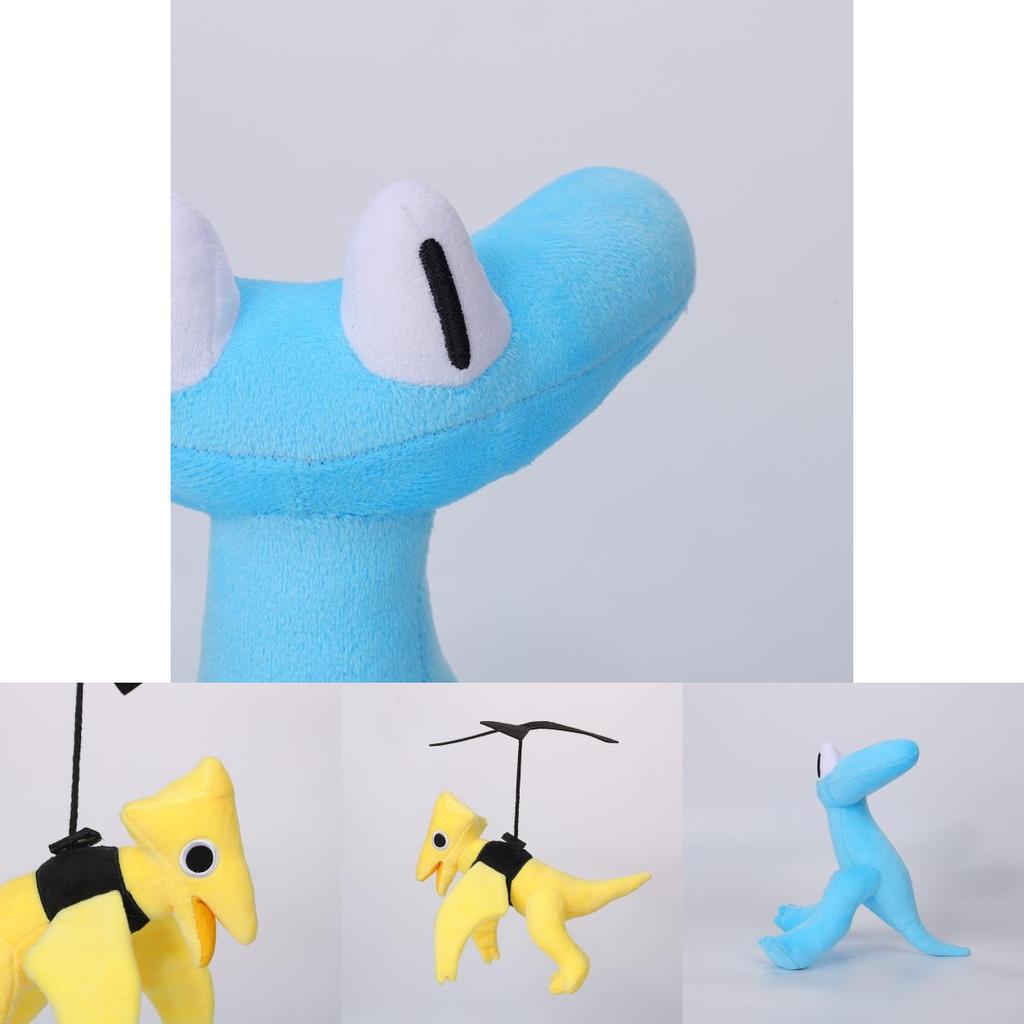 Rainbow Friends Chapter 2 Dinosaur Plush Toy Soft And Cuddly Short Plush Stuffed Animal By Jili