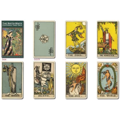 Nichiyu Tarot Deck, 78 Cards, Waite Edition, Fortune Telling, Authentic [The Smith-Waite Centennial Tarot Deck] "The 1909 Rider Edition is brought bac