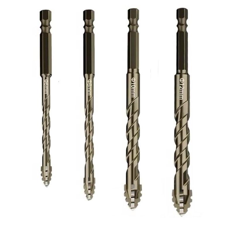 Efficient Punching Drill Eccentric Drill Bit Glass Tile Drill Triangle Drill Bit
