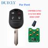 Hindley CWTWB1U793 Remote Car Key 3/4 Buttons Fob 315/433MHz 4D63 Chip For Ford Flex Explorer Taurus Mustang 2010-2013 UP